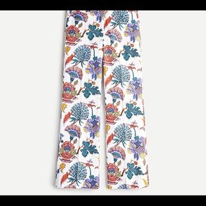NWT J. Crew Kickout crop pant in paisley floral Size 10